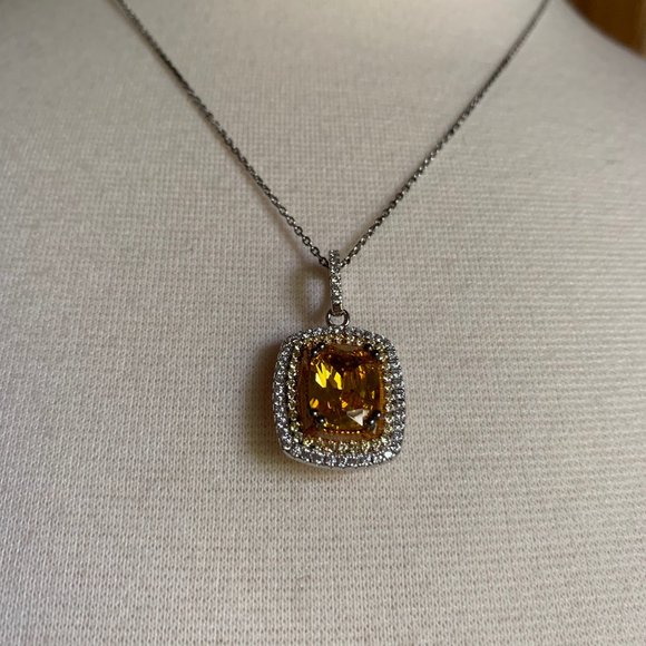NINA SUN - Citrine Necklace - NWOT - Picture 3 of 9